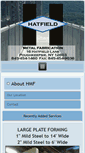 Mobile Screenshot of hatfieldmetal.com